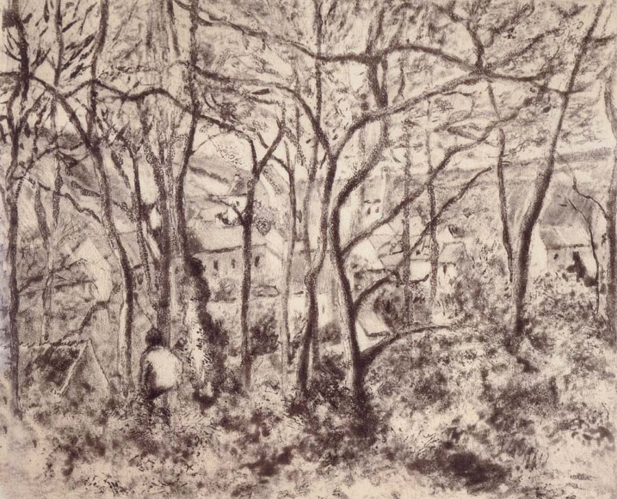 Wooded landscape at L-Hermitage,Pontoise